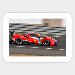 Ferrari 488 GTE EVO 24 Hours Of Le Mans 2018 Sticker